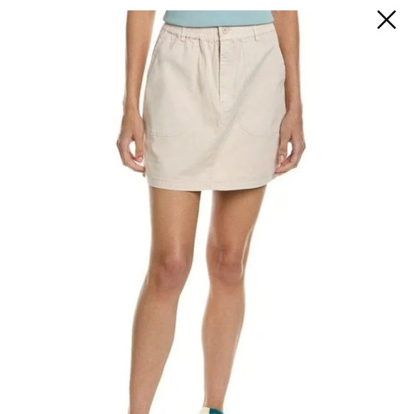 NWT Michael Stars Stretch Twill Beige Monroe Mini Skirt plus size 3X - Picture 12 of 16